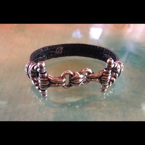 Brighton Black Hook Clasp Bracelet